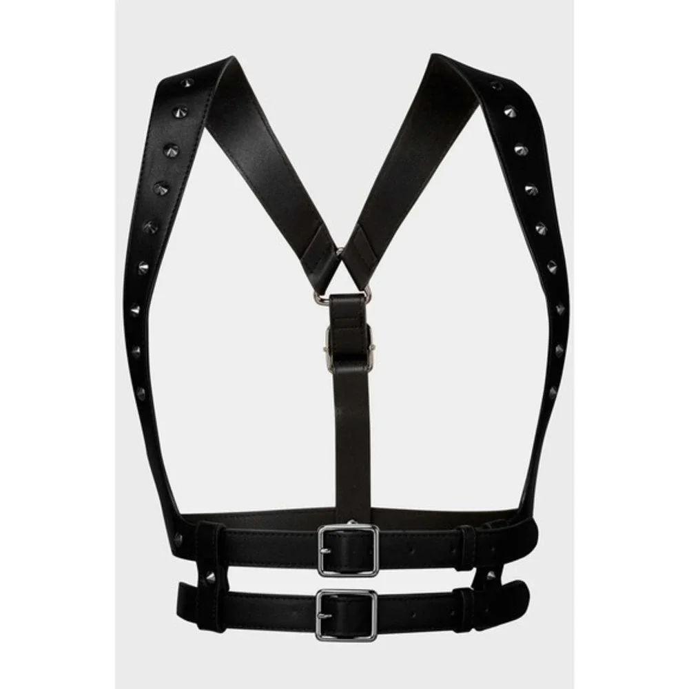 Killstar ivy black harness silver harness L-XXL